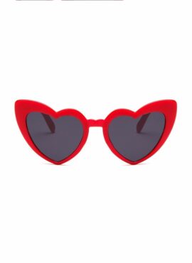 Red Large Heart Glasses | Yuqi - (G)I-DLE