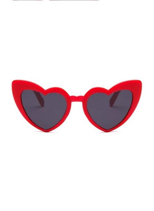 Red Large Heart Glasses | Yuqi – (G)I-DLE