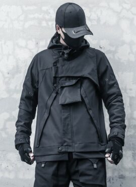 Black Tech Jacket | Jungwoo - NCT
