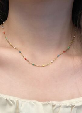 Multicolor Bead Necklace | IU