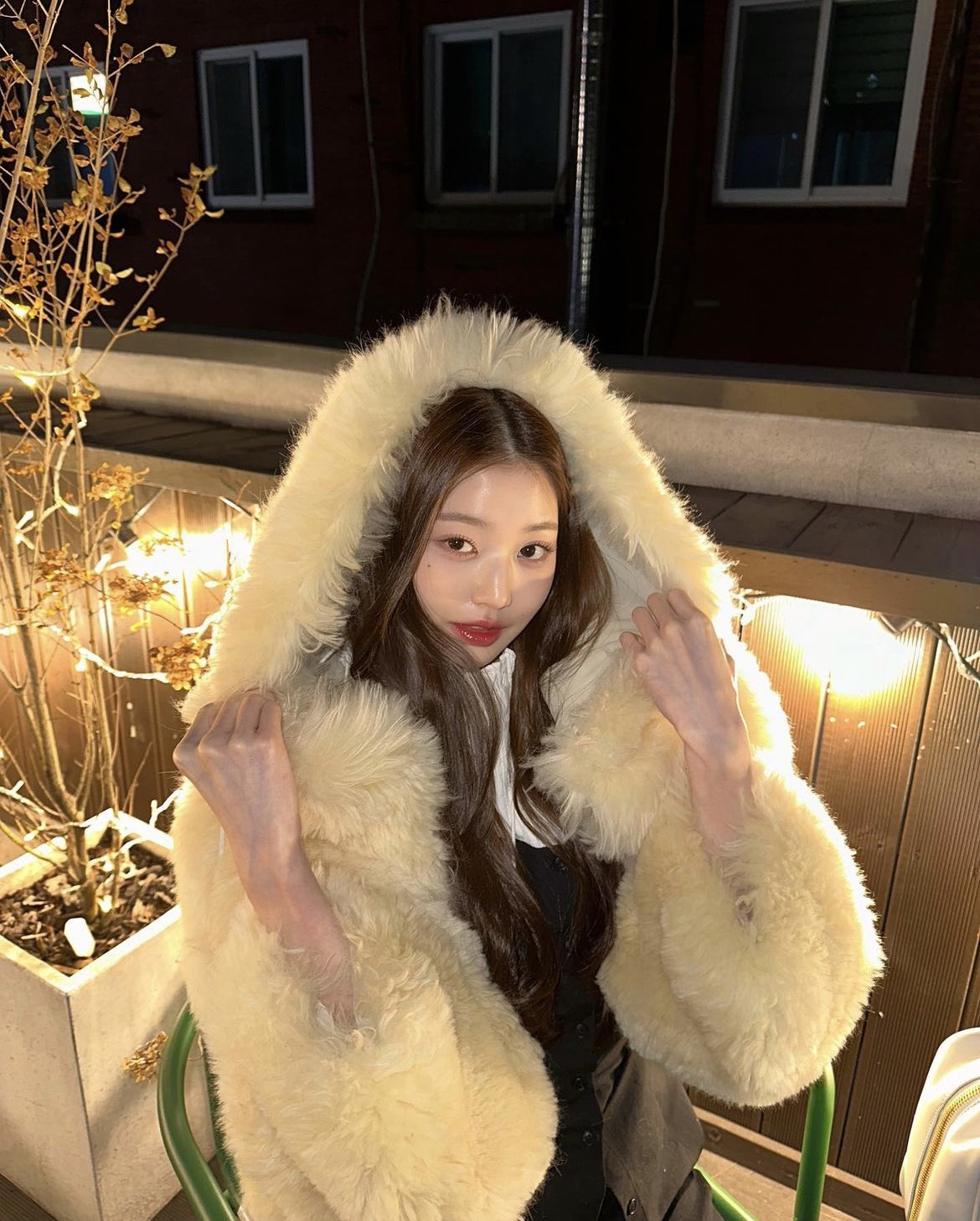 IVE Wonyoung in Fur Jacket