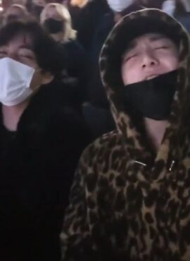 Brown Fluffy Leopard Hoodie | Jungkook - BTS