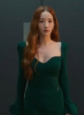 Green Sweetheart Lace Dress | Choi Sang Eun – Love In Contract