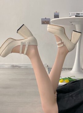 White Platform Shoes | Jennie - BlackPink