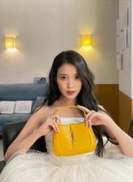 Light Yellow Shoulder Bag | IU