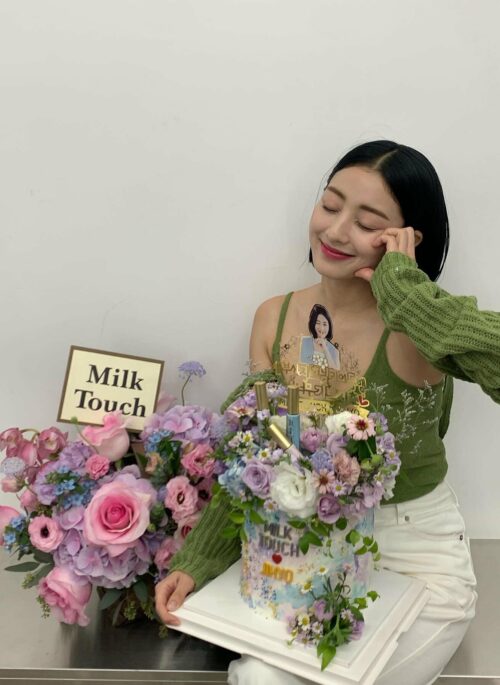 Green Knitted Long Sleeve Top | Jihyo – Twice