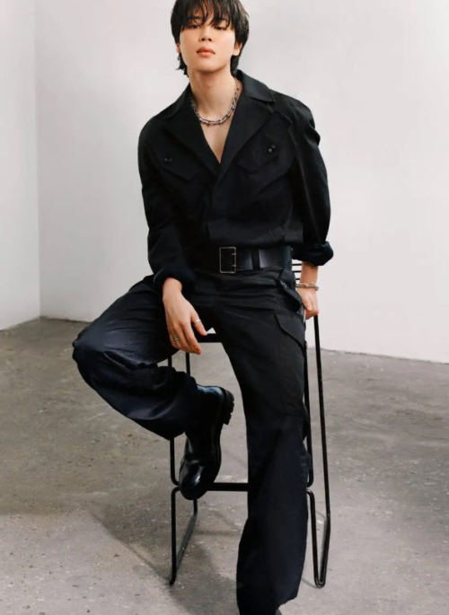 Black Overall Belted Jumpsuit | Jimin – BTS