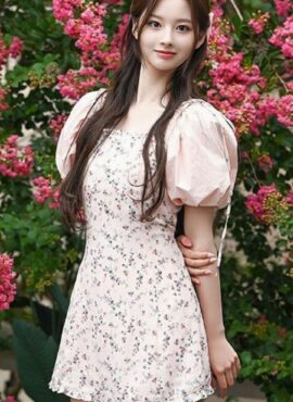 Pink Floral Summer Dress | Sullyoon - NMIXX