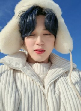 White Fur Snow Ski Hat | Jimin - BTS