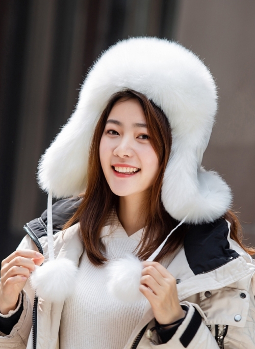 White Fur Snow Ski Hat | Jimin – BTS