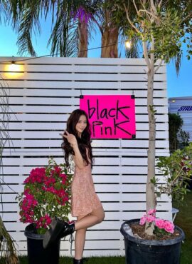 Pink Paisley Patterned Dress | Jisoo - BlackPink