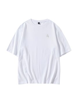 White Hand Gun Print T-Shirt | Suga - BTS