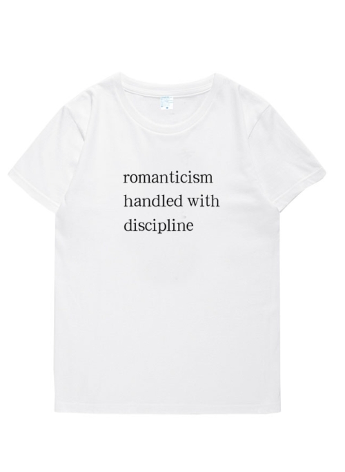 White Romanticism Print T-Shirt | RM – BTS