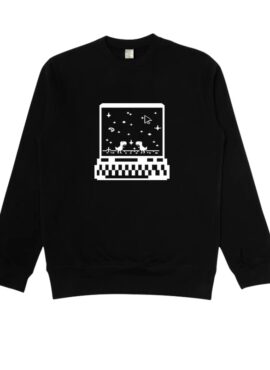 Black Retro Style Sweatshirt | Haechan - NCT