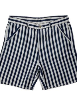 Blue Stripes Denim Shorts | Jisung - NCT