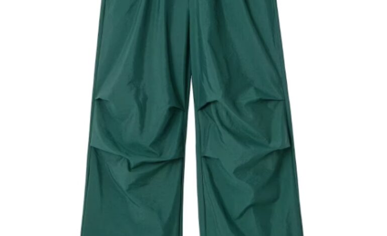 Green Parachute Drawstring Pants | Danielle – NewJeans