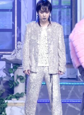 Grey Sparkly Party Pants | Xiumin - EXO
