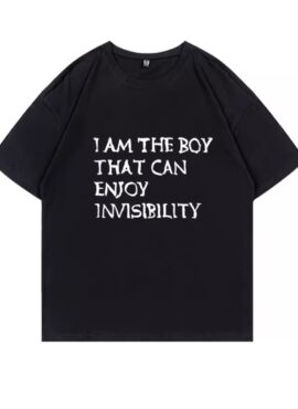 Black Invisibility Statement T-Shirt | Haechan – NCT