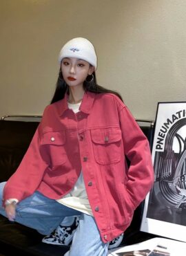 Hot Pink Denim Jacket | Jungkook – BTS