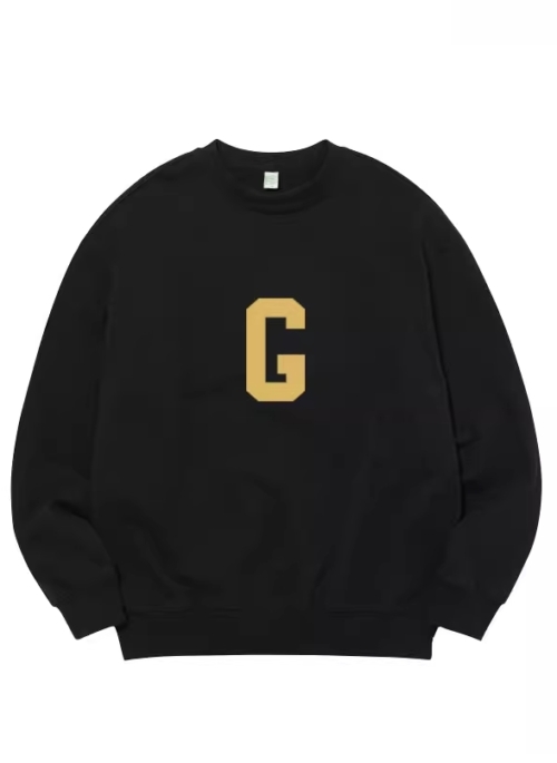 Black Letter G Print Sweatshirt | Jimin - BTS