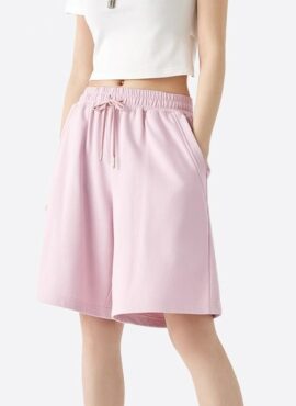 Pink Casual Cotton Shorts | Seungmin – Stray Kids