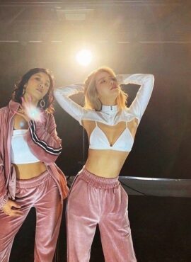 Pink Velvet Straight Pants | Solar - Mamamoo