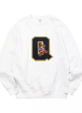 White Q Bear Sweatshirt | Felix – Stray Kids
