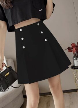 Black Short Skirt | Mina - Twice