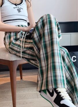 Green Plaid Comfy Pants | Taehyung – BTS