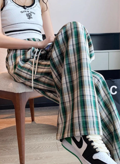 Green Plaid Comfy Pants | Taehyung - BTS