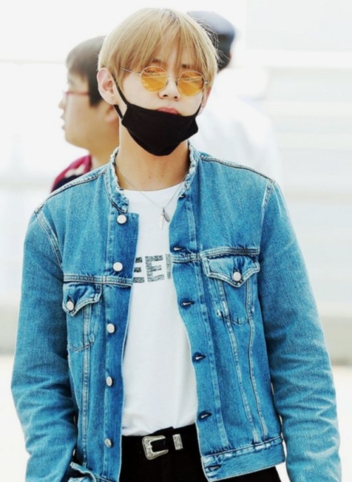 Yellow Round Frame Sunglasses | Taehyung - BTS