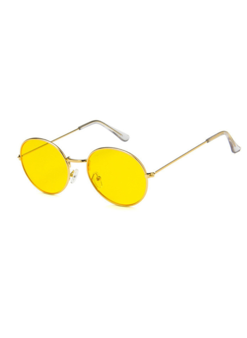 Yellow Round Frame Sunglasses | Taehyung – BTS