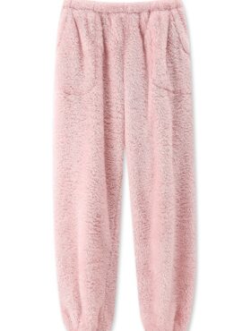 Pink Fluffy Garterized Pants | Lisa - BlackPink