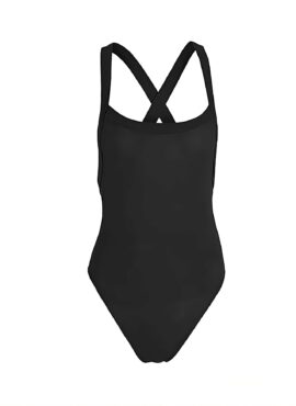 Black Cross-Back Bodysuit | Jennie - BlackPink