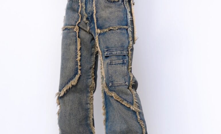 Blue Tassel Linings Jeans | Jay – Enhypen