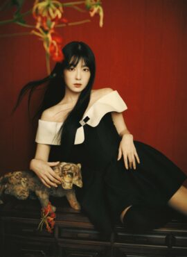Black Off-Shoulders Corset Dress | Irene – Red Velvet
