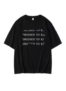 Black Dressed To Kill Print T-Shirt | Taemin - SHINee