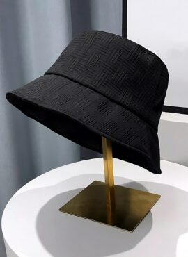 Black Weaved Style Bucket Hat | Key - SHINee