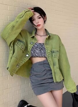 Green Denim Jacket | Taemin - SHINee