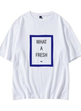White “What A Fresh” T-Shirt | Jin – BTS