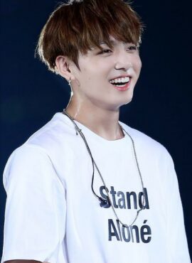 White “Stand Alone” T-Shirt | Jungkook – BTS