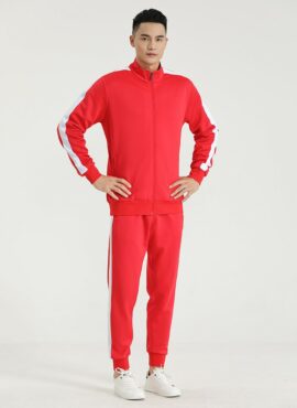 Red Jacket And Pants Track Suit Set | K - Bad And Crazy