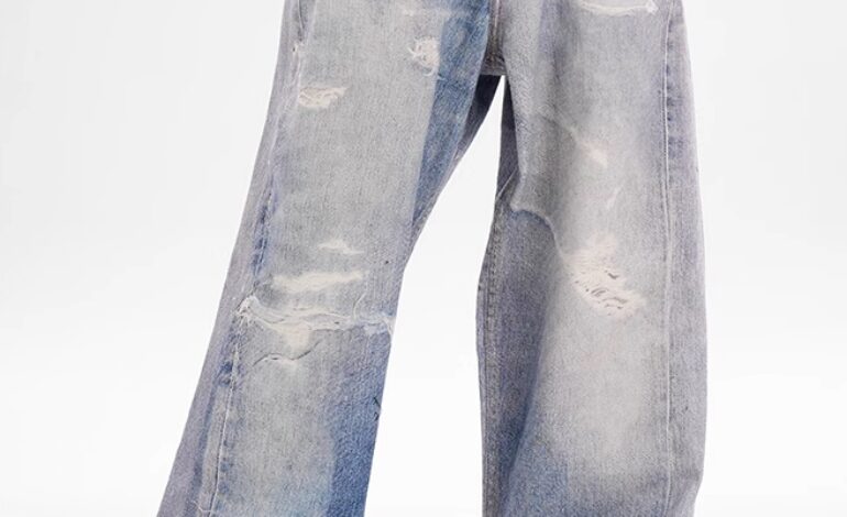 Blue Faded Distressed Jeans | J-Hope – BTS