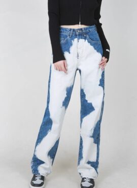 Blue High-Rise Bleached Denim Jeans | J-Hope - BTS