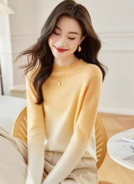 Yellow Gradient Knit Sweater | Jin - BTS