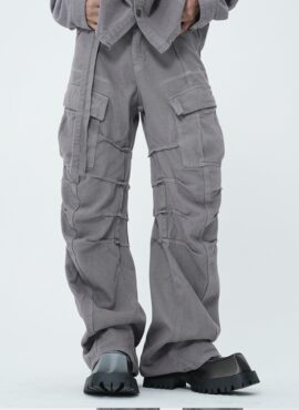Grey Belted Cargo Pants | J-Hope - BTS