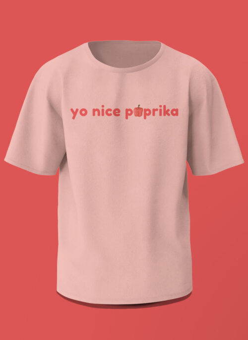 Taehyung’s Flavorful Shoutout: “Yo Nice Paprika” Shirt