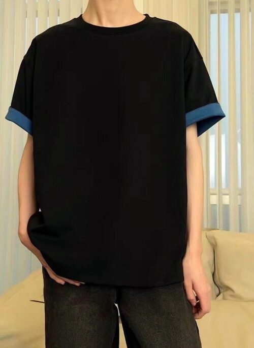Black Reversible Crewneck T-Shirt | RM – BTS