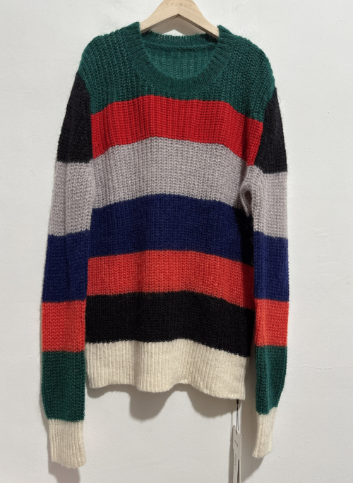 Multicolored Stripe Knit Sweater | RM – BTS