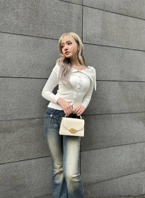 Retro Blue Front Pocket Jeans | Liz - IVE